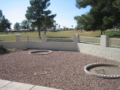 Golf course view from patio