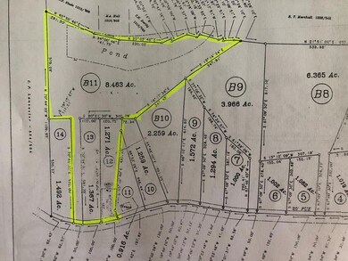 Plat showing all lots