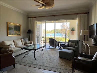 Large great room, sliding doors leading to lanai. 