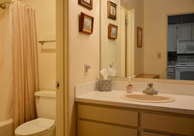 Full bath off kitchen