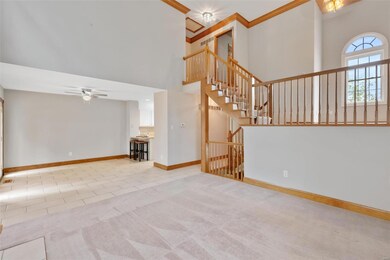 Living room looking into the kitchen breakfast are