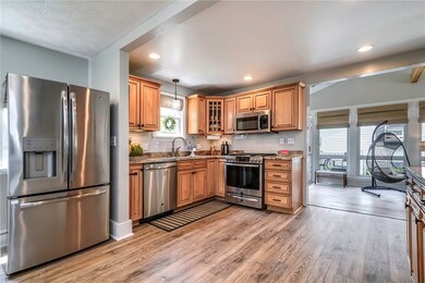 Updated kitchen features stainless steel GE Profil
