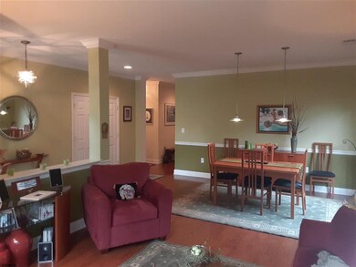 Crown and Chair Rail Moldings in Living room and D