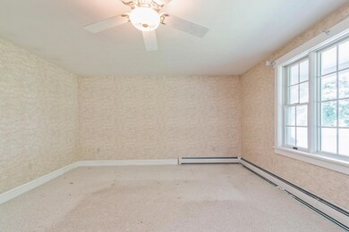 Living room with ceiling fan