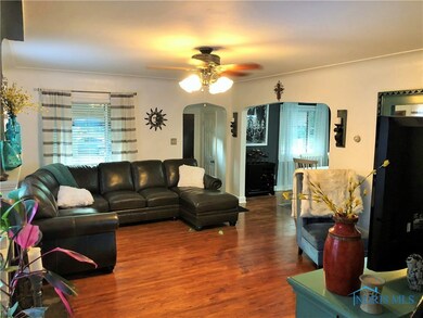 Living Room looking into Foyer and Dining Room