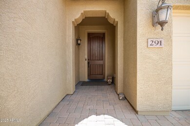 Walk way to front door