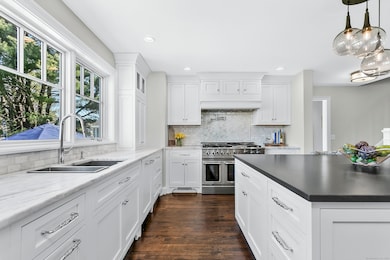 Generous counter space ideal for meal prep.