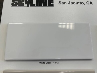Tile backsplash