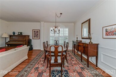 Spacious Dining Room with beautiful woodwork detai
