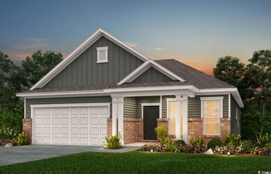 Craftsman-style house with a garage