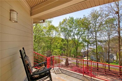 Front porch overlooking the lake