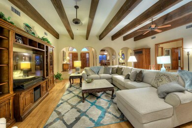 Beamed Ceilings Throughout