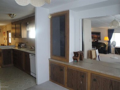 dining area & living room with large mir