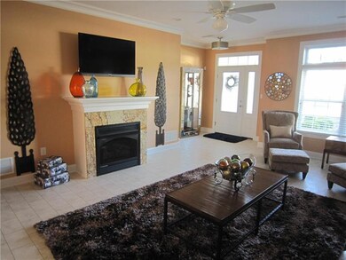 Living Room with Gas Fireplace
