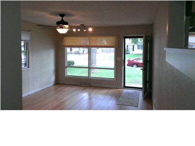 LIVING room 17'4 x 12'0 HARDWOOD FLOORING