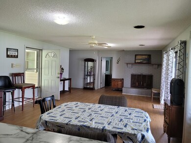 Kitchen view to Living/dining combo
