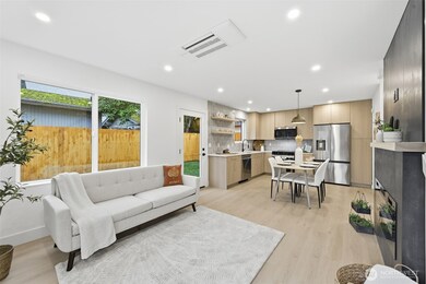 Modern open-concept main floor.