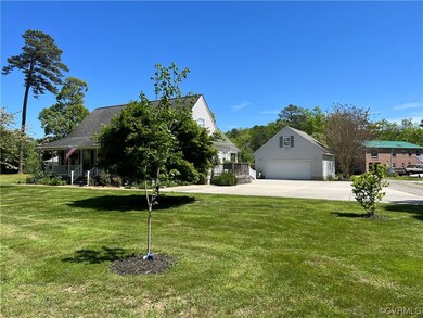 Front View of home and garage