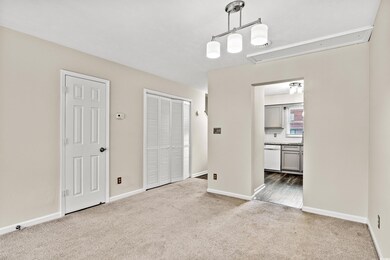 Interior space featuring carpet