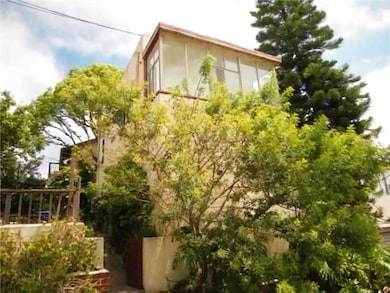 Side view looking west.