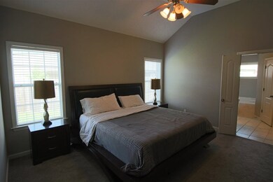 Large Master with Vaulted Ceiling.