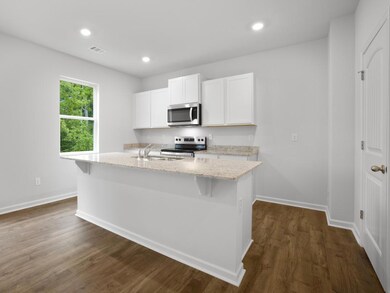 belhaven open concept kitchen with granite counter