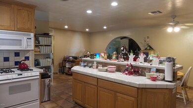 kitchen at christmas