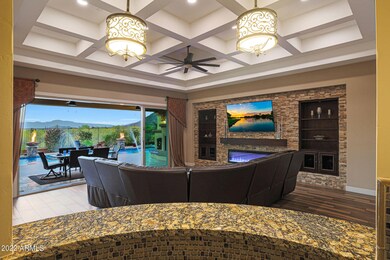 View from Custom Wet Bar