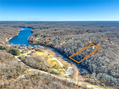 Aerial view of property