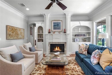 Just imagine gathering around the fireplace with f