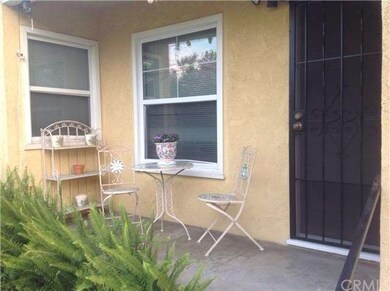 Charming patio outside den, great spot for morning