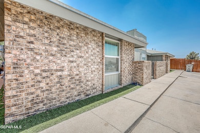 side front of property