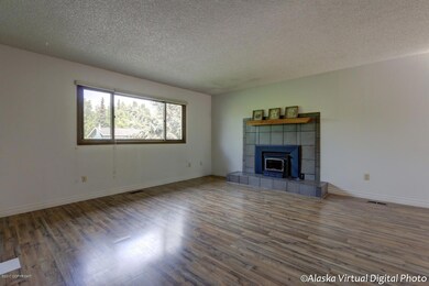 Livnig Room w/wood burning stove insert