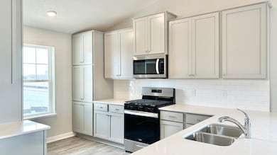 Ample countertop space for cooking, entertaining and seating. SS appliances. Microwave vented to the outside and more! *Pictures of model home, colors & options may vary.