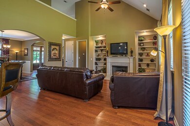 Cozy Fireplace and Wonderful Built-Ins with Hardwo