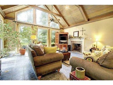Den/Family/Great Room. Notice the wood ceiling, be