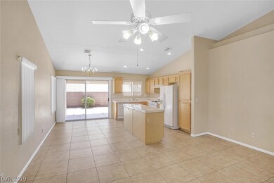 Large open kitchen/dining room.