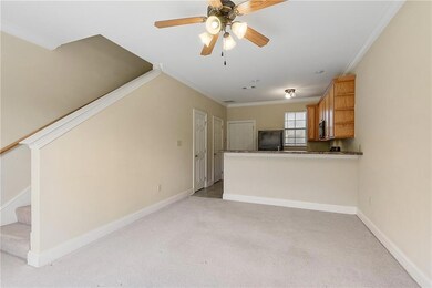 View of Living Room, Dining Area with Breakfast Ba