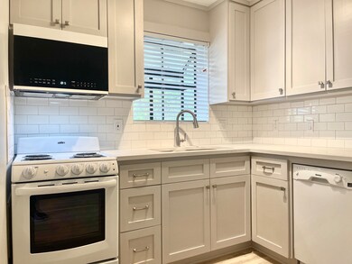 Electric cooktop, microwave, and dishwasher includ