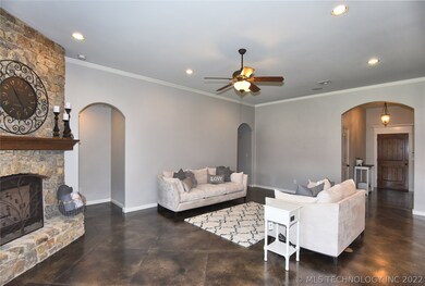 front entry to living room
