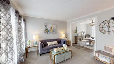 Living room off the foyer