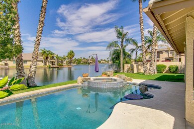 Pool with a Lake View