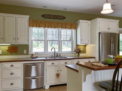 Gourmet kitchen has stainless...