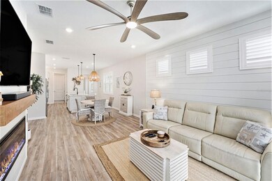 PLANTATION SHUTTERS were custom made for the entire home, all rooms.