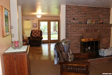 Living room looking into family room