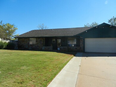 Here's the front view of the house - located on a 