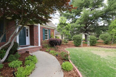 Front right side of yard