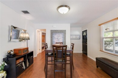 Space can be used as dining area or an extension o