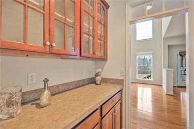 The butler's pantry is a great place to store dish
