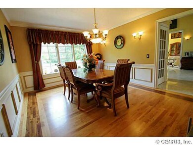 Dining Room. The formal dining room is traditional